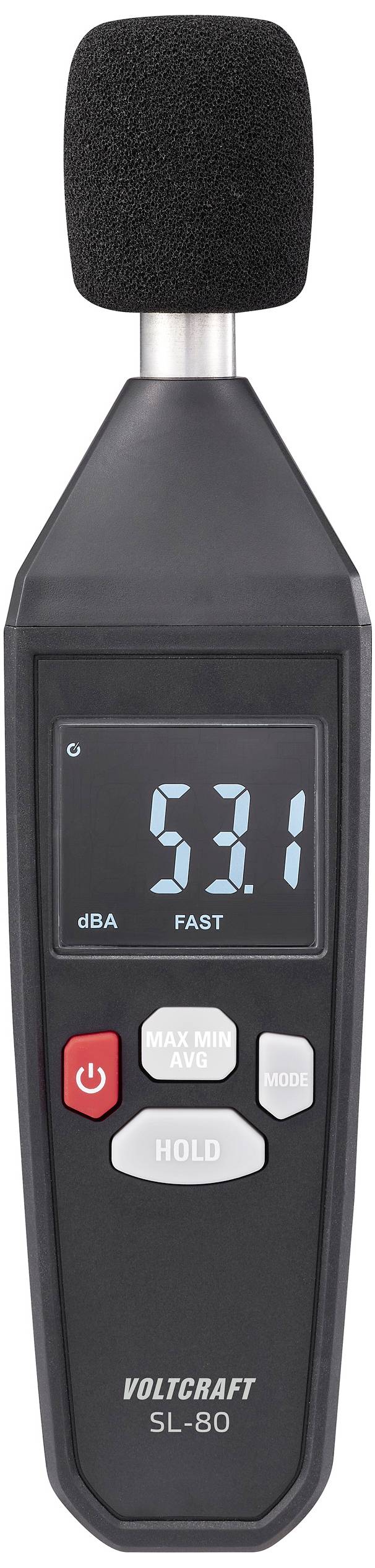 VOLTCRAFT SL-80 Decybelomierz 30 - 130 dB 31.5 Hz - 8 kHz - obrazek 1