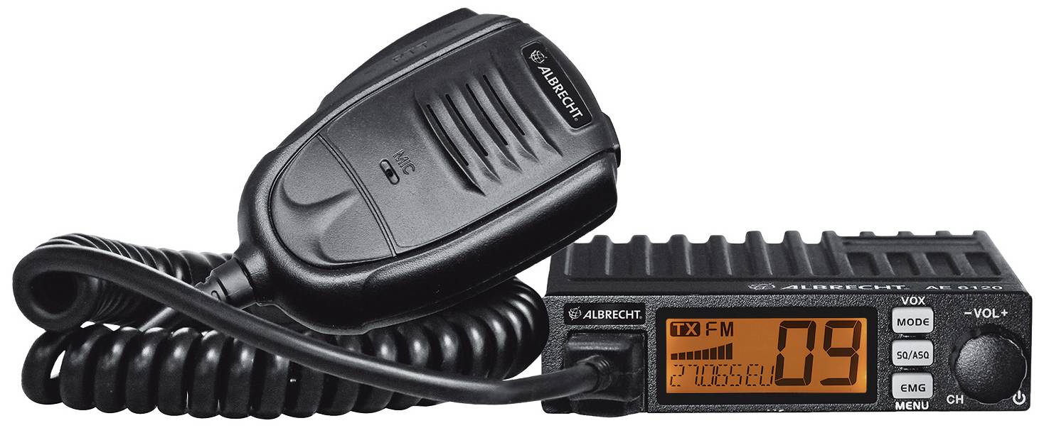 Albrecht Mini-CB FunkAE 6120 VOX Multi 12620 Radio CB - obrazek 1