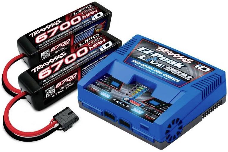 Ładowarka modelarska Traxxas EZ-Peak Live Dual +2x LiPo-Akku 26 A LiPo, NiMH - obrazek 1