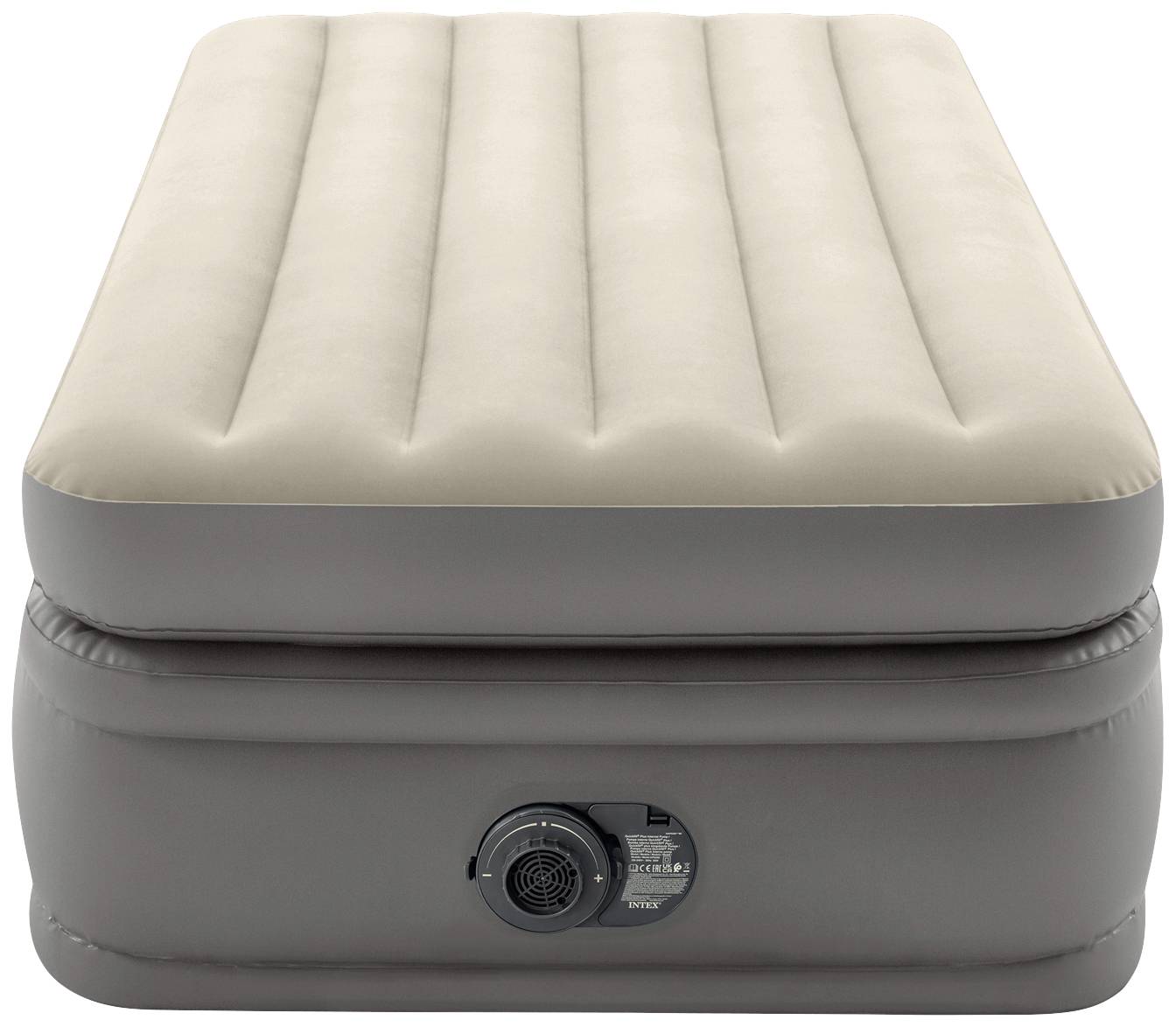 Intex 64162ND TWIN COMFORT ELEVATED AIRBED Łóżko powietrzne (D x S x W) 191 x 99 x 51 cm beżowy, brązowy - obrazek 1