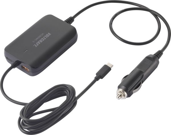 VOLTCRAFT VC100WC-3 Ładowarka USB 100 W 1x USB-A, 2x USB-C® Power Delivery czarny samochód osobowy USB Power Delivery (U
