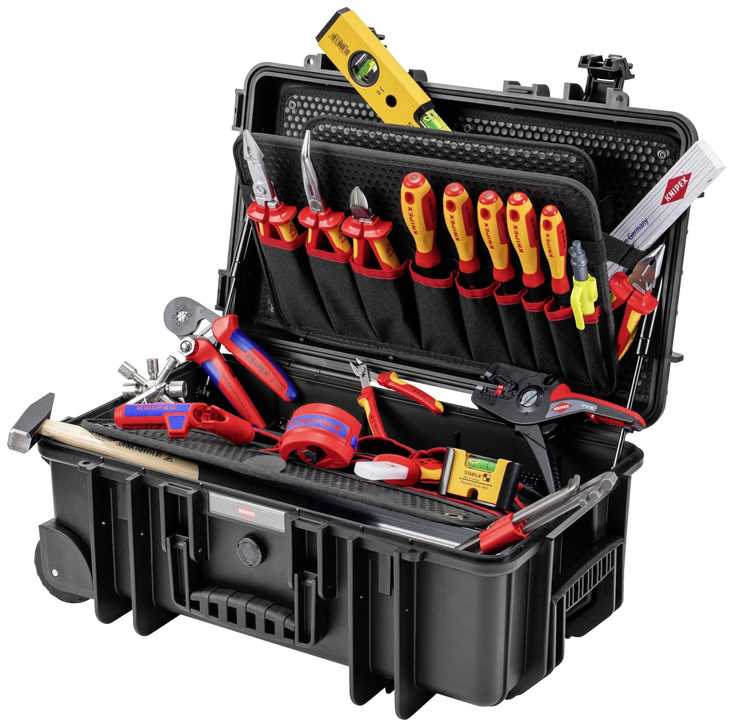 Walizka narzędziowa z wyposażeniem Knipex Robust26 Elektro 00 21 33 E - obrazek 1