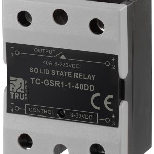 TRU COMPONENTS Przekaźnik SSR TC-GSR-1-40DD 40 A Maksymalne napięcie przełączania: 220 V/DC Obwód prądu stałego 1 szt. TRU COMPONENTS Przekaźnik SSR TC-GSR-1-40DD 40 A Maksymalne napięcie przełączania: 220 V/DC Obwód prądu stałego 1 szt.
