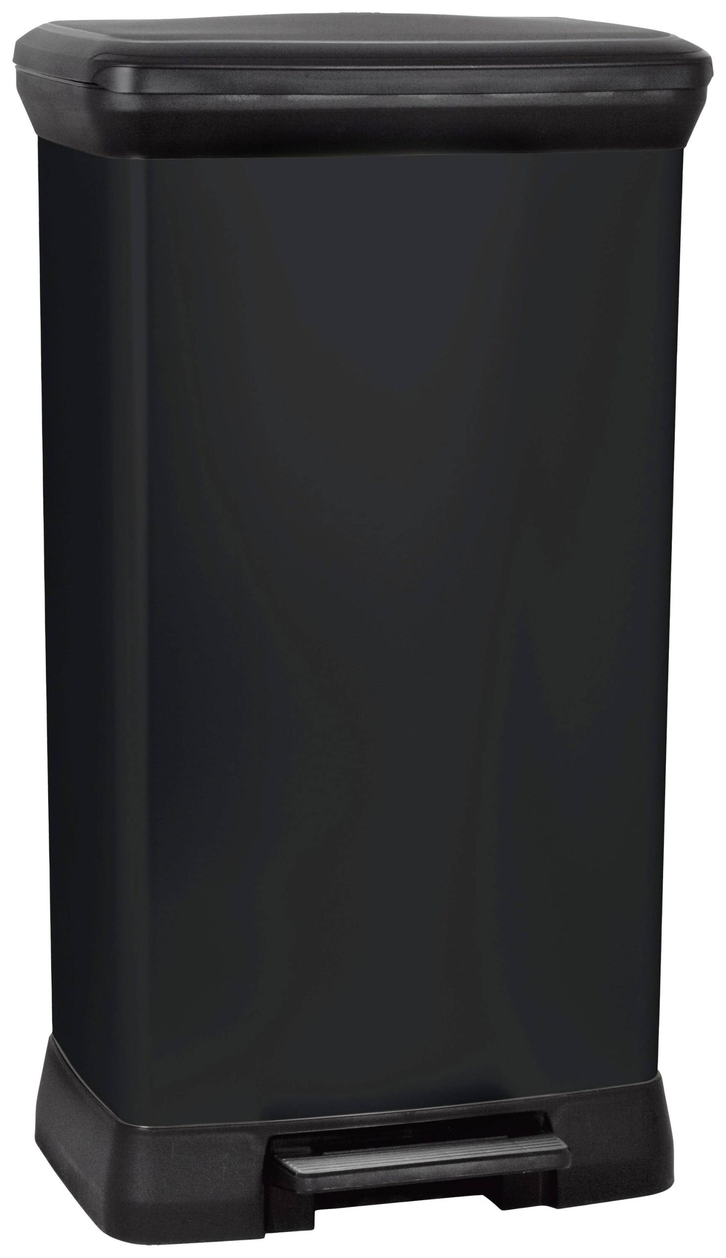 Curver Deco bin metalics 246364 Kosz na śmieci 50 l (S x W x G) 390 x 720 x 290 mm czarny 1 szt. - obrazek 1