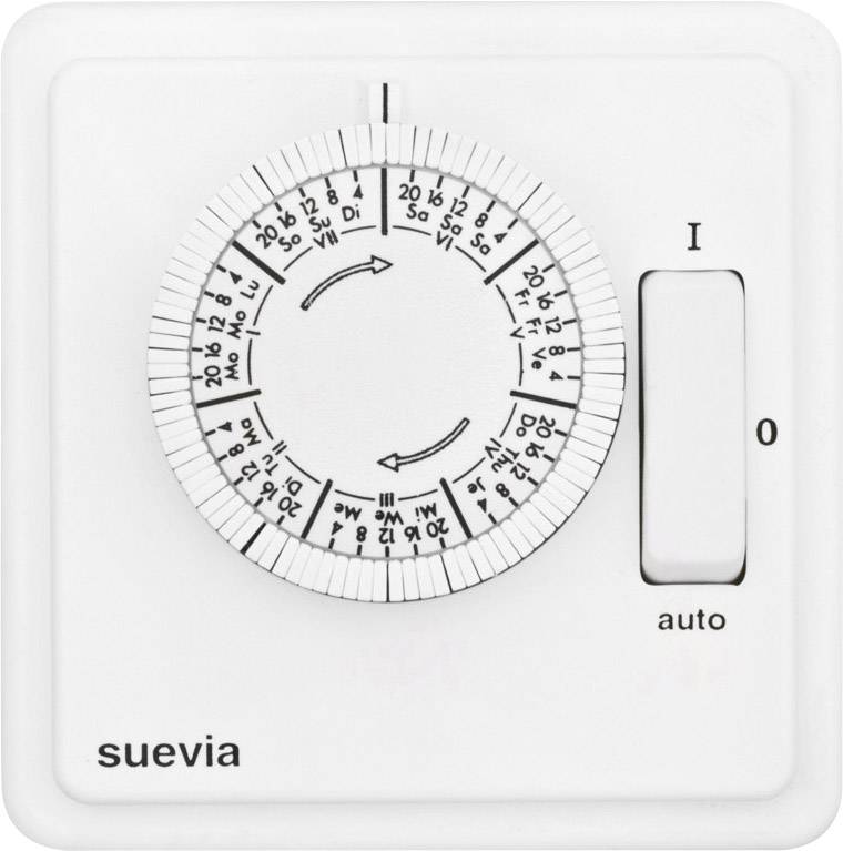 Wyłącznik czasowy do montażu podtynkowego Suevia 258 W 1,75 SU280439, 1200 W - obrazek 1