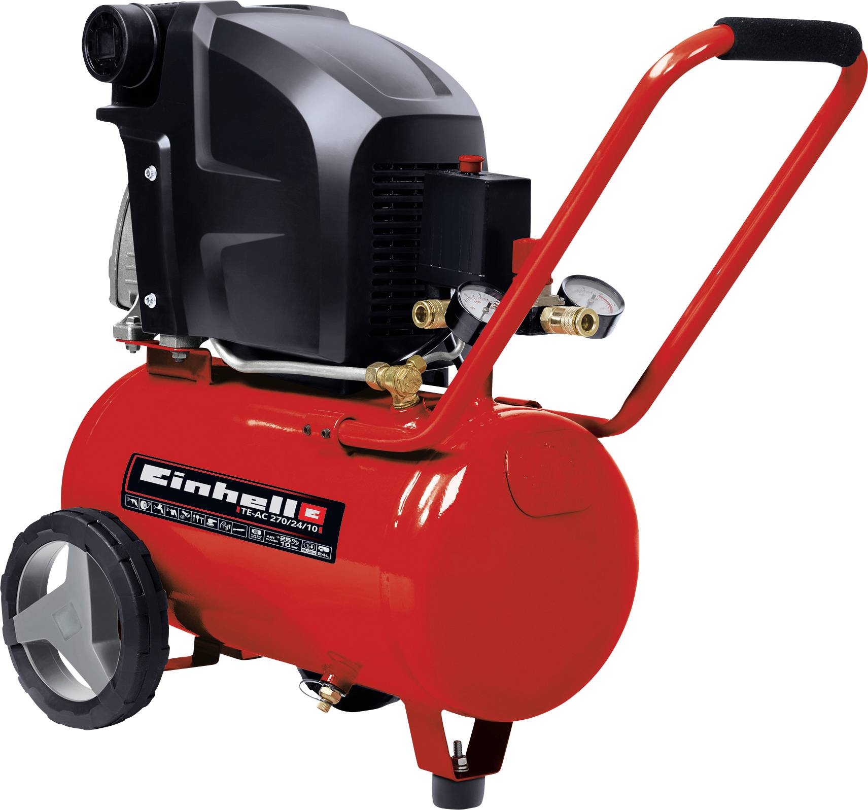 Sprężarka powietrza Einhell TE-AC 270/24/10 10 bar - obrazek 1