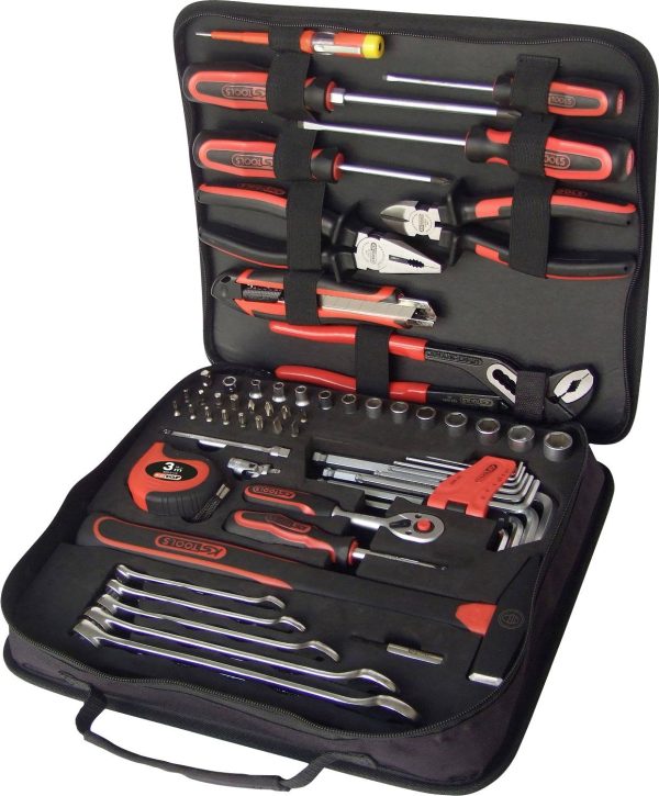 KS Tools 1/4″ Universal-Werkzeugtasche, 62-tlg 917.0062 Zestaw narzędzi
