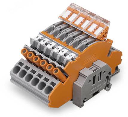 Blok zaciskowy WAGO 2007-8875 zacisk push-in 1 szt. - obrazek 1