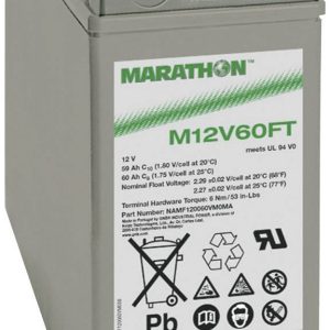 Akumulator ołowiowy GNB Marathon EXIM12V60FTV0 NAMF120060VM0FB, AGM, 12 V, 59 Ah Akumulator ołowiowy GNB Marathon EXIM12V60FTV0 NAMF120060VM0FB, AGM, 12 V, 59 Ah