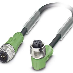 Kabel do czujników/elementów wykonawczych Phoenix Contact SAC-5P-M12MS/0,6-PUR/M12FR 1681635, złącze żeńskie M12, kątowe Kabel do czujników/elementów wykonawczych Phoenix Contact SAC-5P-M12MS/0,6-PUR/M12FR 1681635, złącze żeńskie M12, kątowe