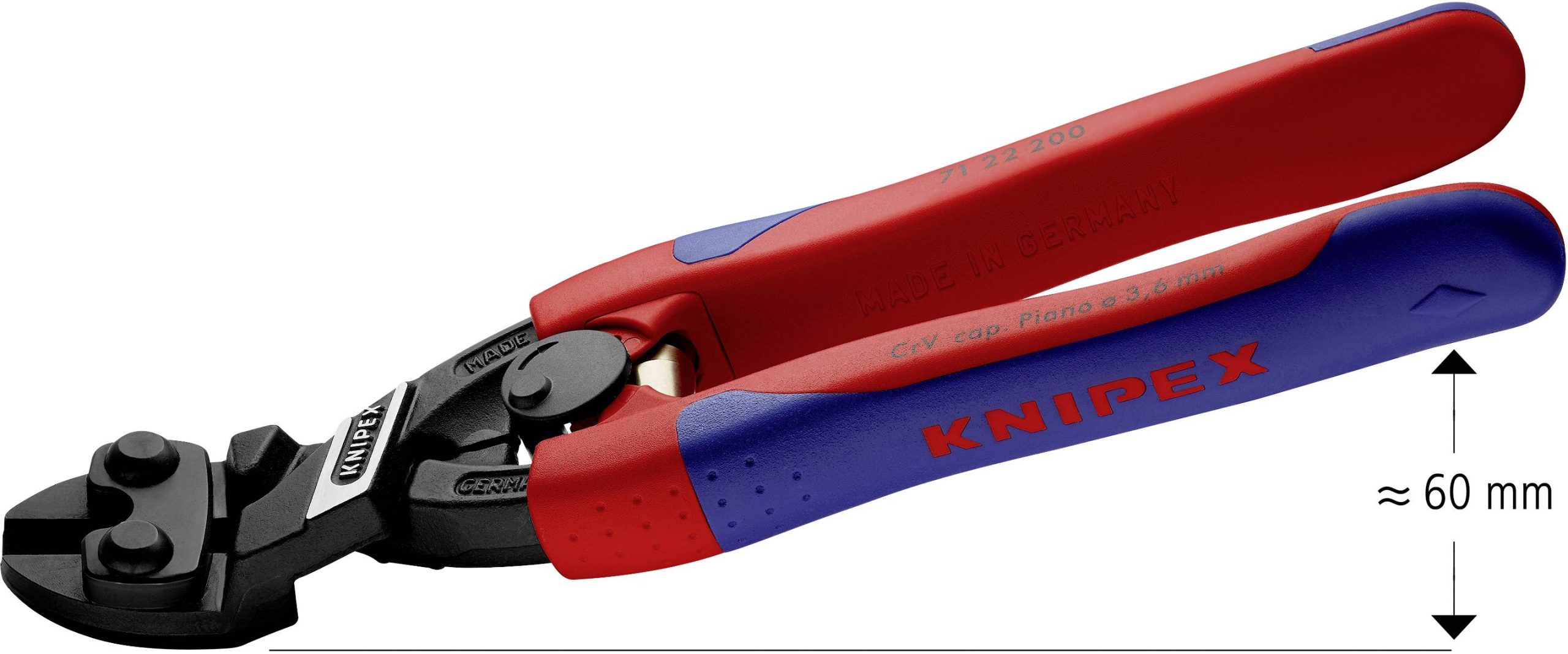 Nożyce do drutu Knipex CoBolt 71 22 200 200 mm - obrazek 1