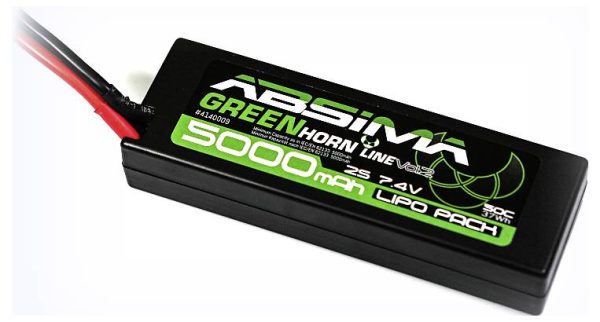 Pakiet akumulatorów (LiPo) 7.4 V 5000 mAh 50 C Absima Box Hardcase System złączy T