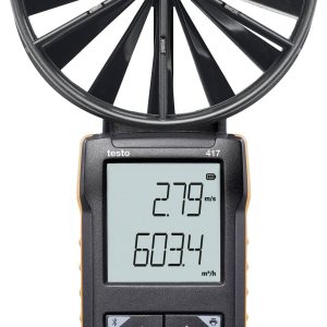 Anemometr testo 417 0563 0417, 0.3 do 20 m/s, 0 do +50 °C Anemometr testo 417 0563 0417, 0.3 do 20 m/s, 0 do +50 °C
