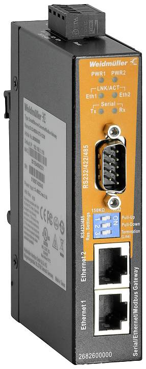 Brama sieciowa Weidmüller 2682600000 RJ-45, D-SUB9 - obrazek 1