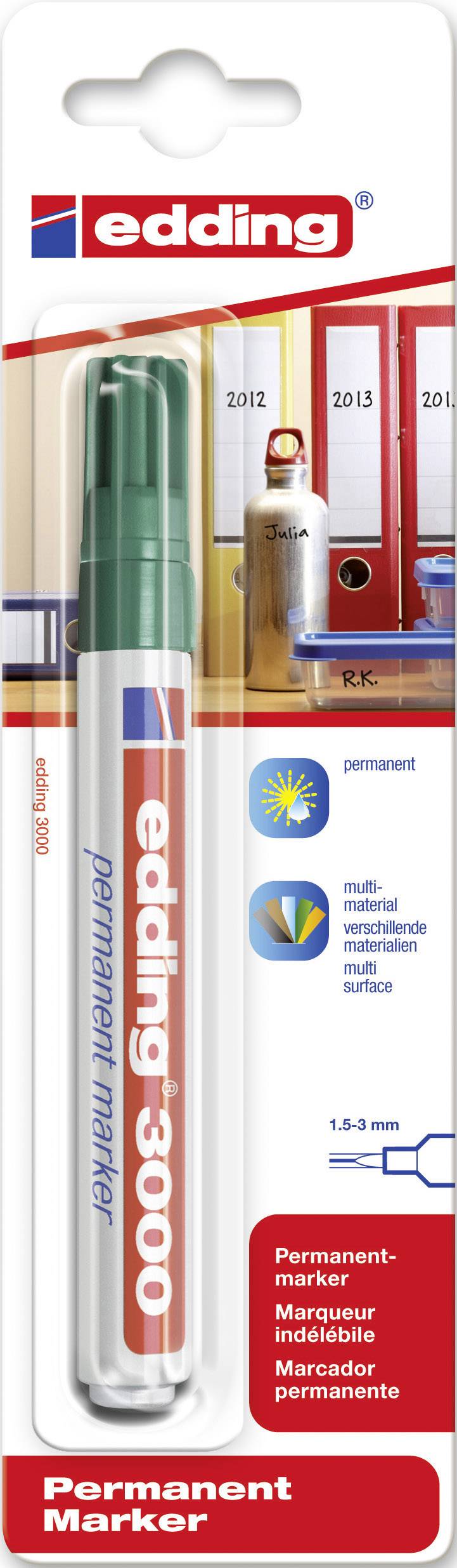 Marker permanentny Edding 3000 - obrazek 1
