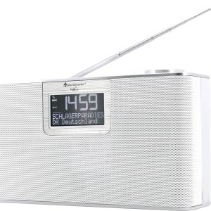 Radio soundmaster DAB700WE DAB+, fale metrowe (VHF) funkcja głośnomówiąca, zawiera mikrofon, funkcja budzika biały Radio soundmaster DAB700WE DAB+, fale metrowe (VHF) funkcja głośnomówiąca, zawiera mikrofon, funkcja budzika biały