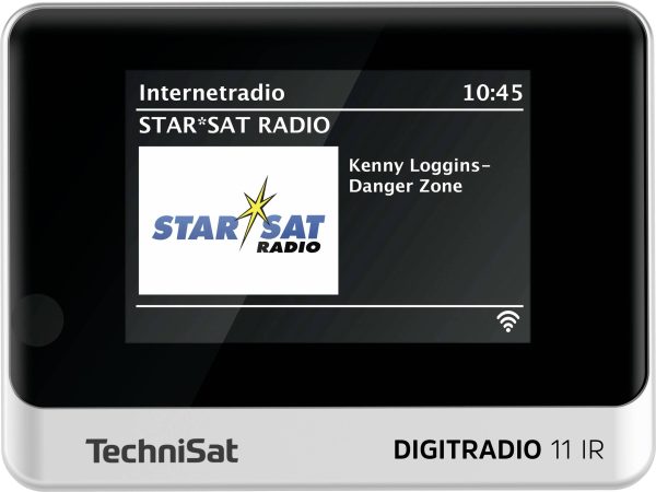 Radio internetowe TechniSat DIGITRADIO 11 IR DAB+, fale metrowe (VHF), Internet z pilotem, funkcja budzika czarny, srebr