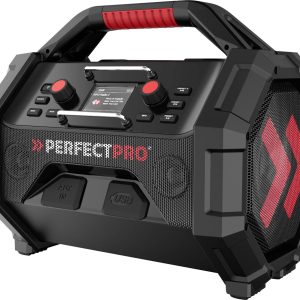 Radio na budowę PerfectPro Perfectpro Rocktagon 18v DAB+, FM czarny, czerwony Radio na budowę PerfectPro Perfectpro Rocktagon 18v DAB+, FM czarny, czerwony