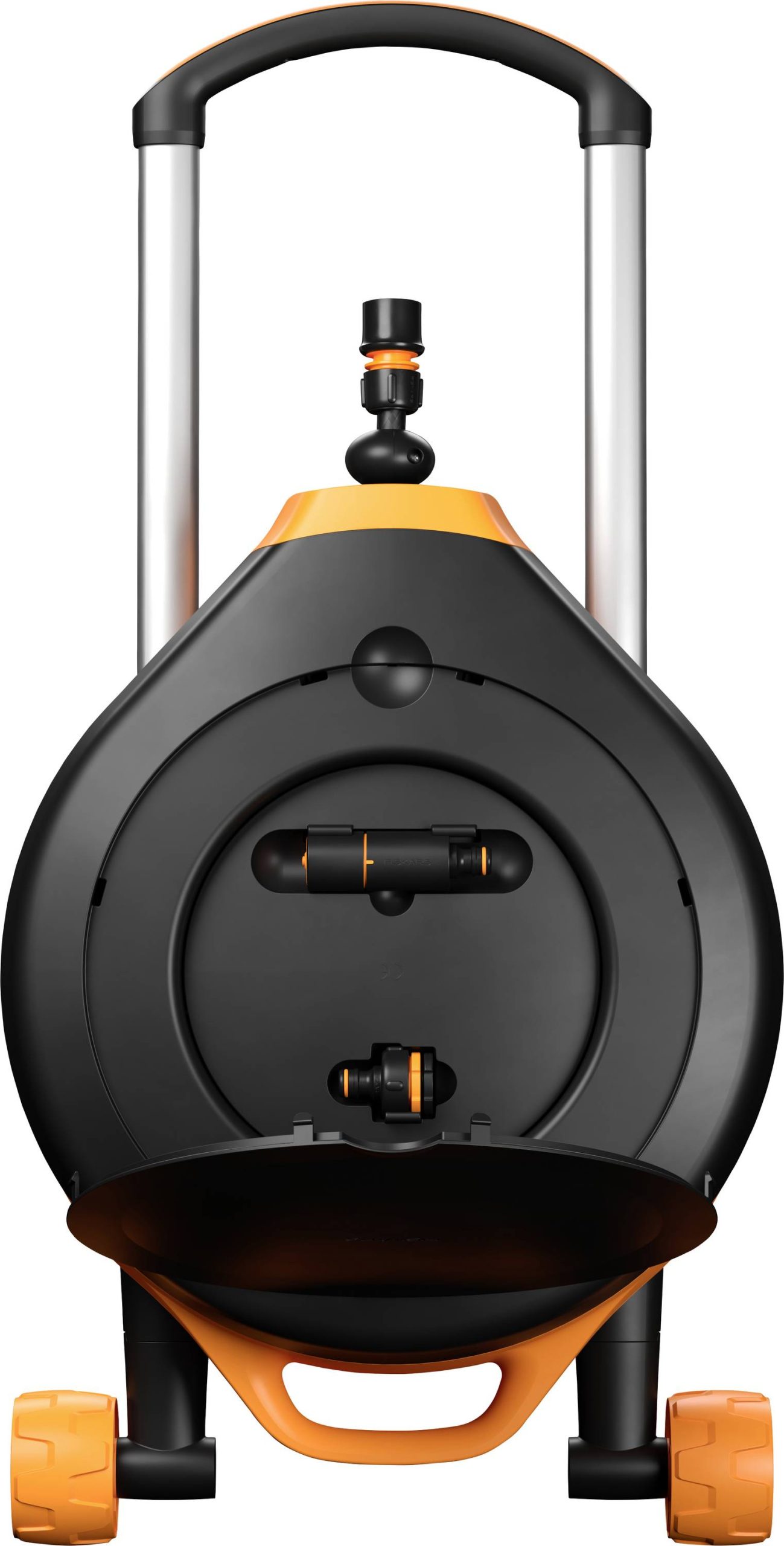 Fiskars 1067548 X-Series™ Waterwheel XL Bęben na wąż 13 mm 27 m 1/2 cala 1 szt. czarny, pomarańczowy - obrazek 1