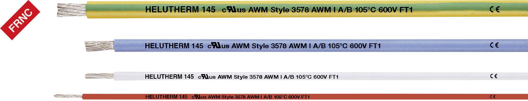 HELU 59528 Kabel odporny na wysokie temperatury HELUTHERM 145 1 G 1.50 mm² żółty, zielony Produkty w metrach bieżących - obrazek 1