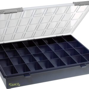 raaco Assorter 4-32 Skrzynka (D x S x W) 338 x 260 x 57 mm Ilość przegród: 32 stały podział pudełko Opis 1 szt. raaco Assorter 4-32 Skrzynka (D x S x W) 338 x 260 x 57 mm Ilość przegród: 32 stały podział pudełko Opis 1 szt.