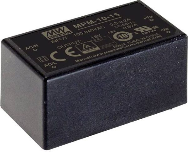 MEAN WELL MPM-10-12 Zasilacz AC/DC 12 V/DC 850 mA