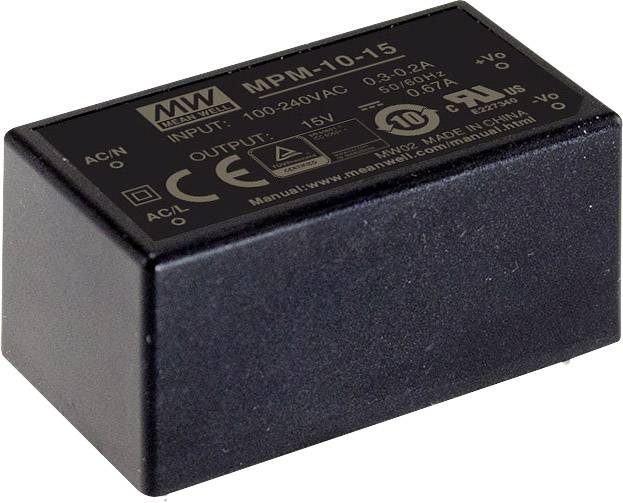 MEAN WELL MPM-10-12 Zasilacz AC/DC 12 V/DC 850 mA - obrazek 1