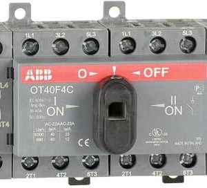 Przełącznik obciążenia czarny 4 styki ABB 1SCA104934R1001
