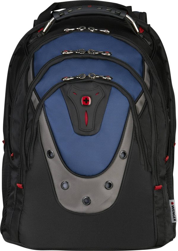 Plecak na laptopa Wenger IBEX 600638, 43,9 cm (17,3″) , niebieski, czarny