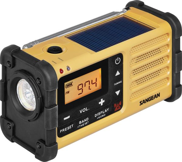 Radio outdoorowe Sangean MMR-88 fale metrowe (VHF), fale średnie (MF) funkcja ładowania akumulatora, latarka kieszonkowa