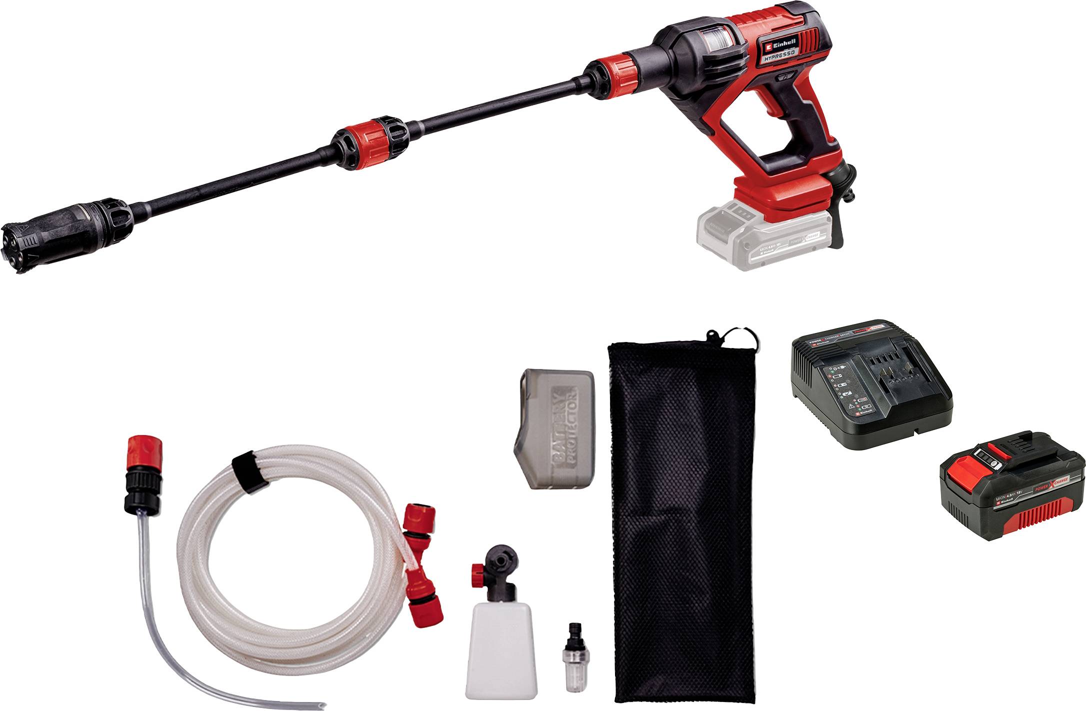 Einhell HYPRESSO 18/24-1 Power X-Change + StarterKIT Bezprzewodowa myjka wysokociśnieniowa 24 bar Zimna woda - obrazek 1