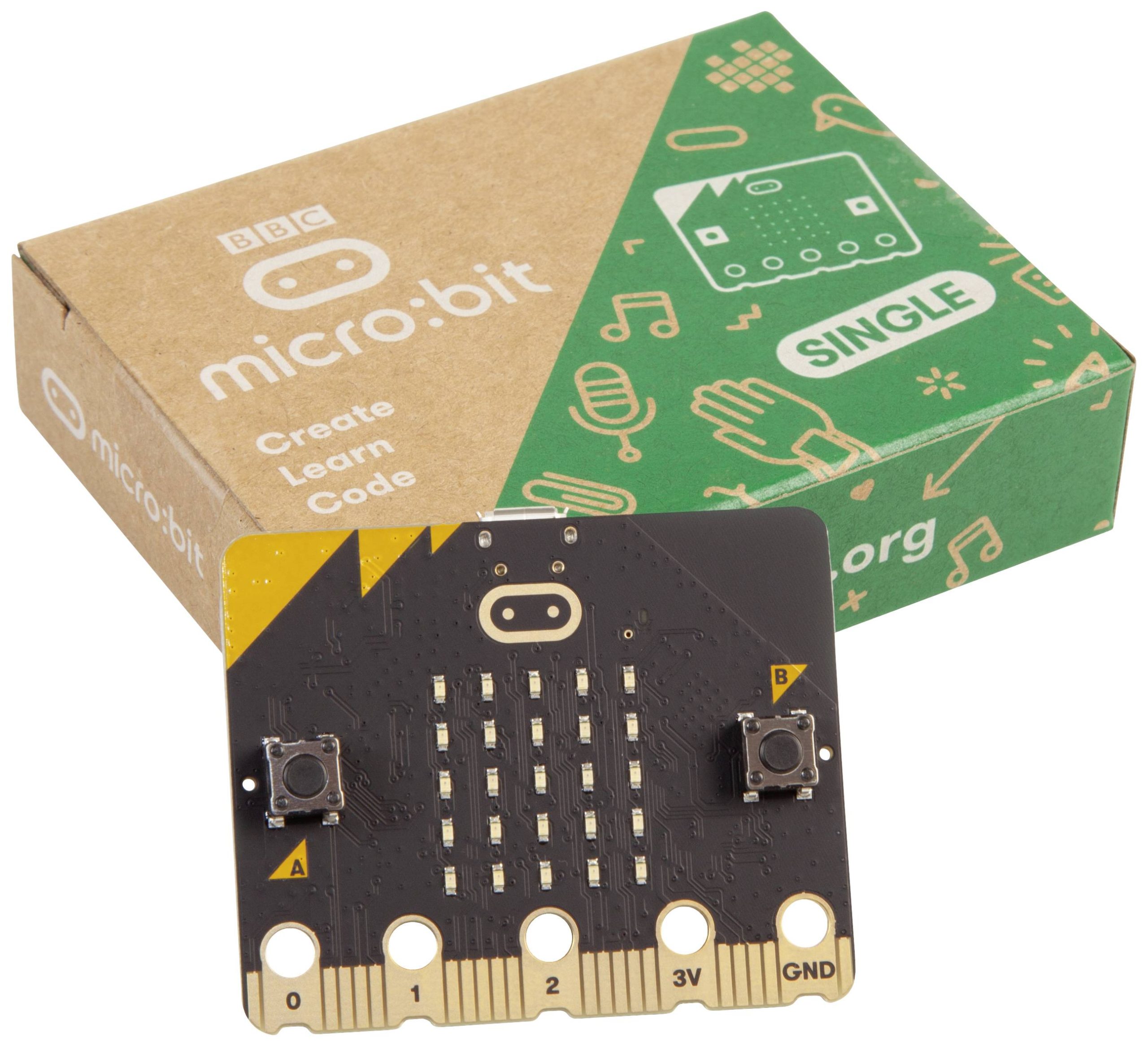 BBC micro:bit MICROBIT2BULKBOXED Płytka micro:bit V2.21 Single - obrazek 1