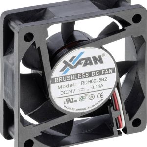X-Fan RDH6025B2 Wentylator osiowy 24 V/DC 33 m³/h (D x S x W) 60 x 60 x 25 mm X-Fan RDH6025B2 Wentylator osiowy 24 V/DC 33 m³/h (D x S x W) 60 x 60 x 25 mm