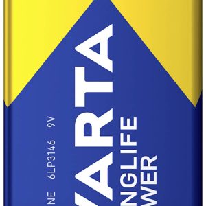 Varta LONGLIFE Power 9V Bli 1 Bateria 9 V alkaliczno-manganowe 580 mAh 9 V 1 szt. Varta LONGLIFE Power 9V Bli 1 Bateria 9 V alkaliczno-manganowe 580 mAh 9 V 1 szt.