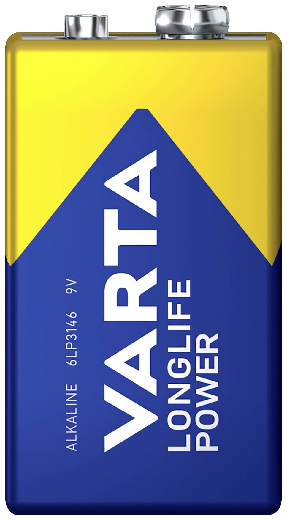 Varta LONGLIFE Power 9V Bli 1 Bateria 9 V alkaliczno-manganowe 580 mAh 9 V 1 szt. - obrazek 1