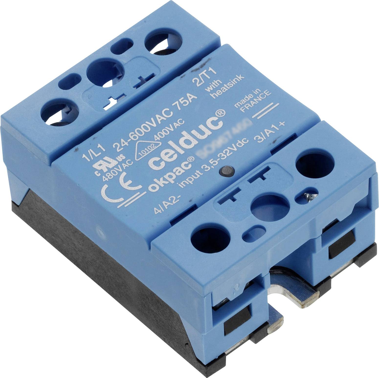 Przekaźnik SSR Celduc TC-GSR-1-25DD 60 A 600 V/AC, 600 V/DC Przełączanie w punkcie zero 1 szt. - obrazek 1