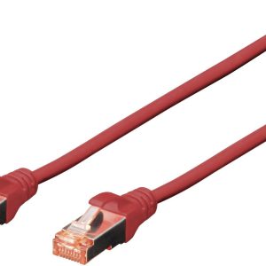kabel LAN Digitus DK-1644-020/R, 1 szt., RJ45, CAT 6, S/FTP, 2.00 m, czerwony kabel LAN Digitus DK-1644-020/R, 1 szt., RJ45, CAT 6, S/FTP, 2.00 m, czerwony