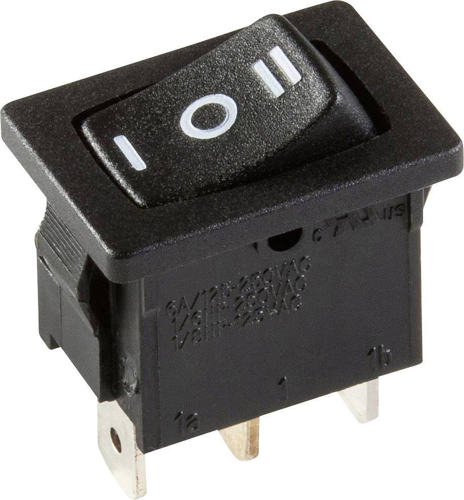 interBär 3632-100.22 Przełącznik kołyskowy 3632-100.22 250 V/AC 10 A 1 x wł/wył/wł zatrzask 1 szt. - obrazek 1