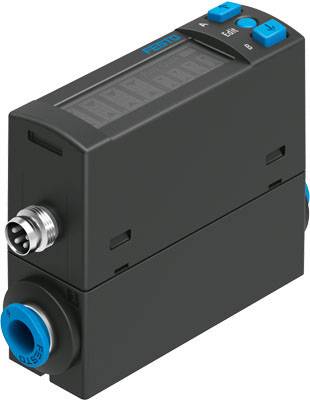 FESTO 8058475 Czujnik przepływu SFAH-100U-Q8S-PNLK-PNVBA-M8, 22 – 26 V/DC, 1 szt.
