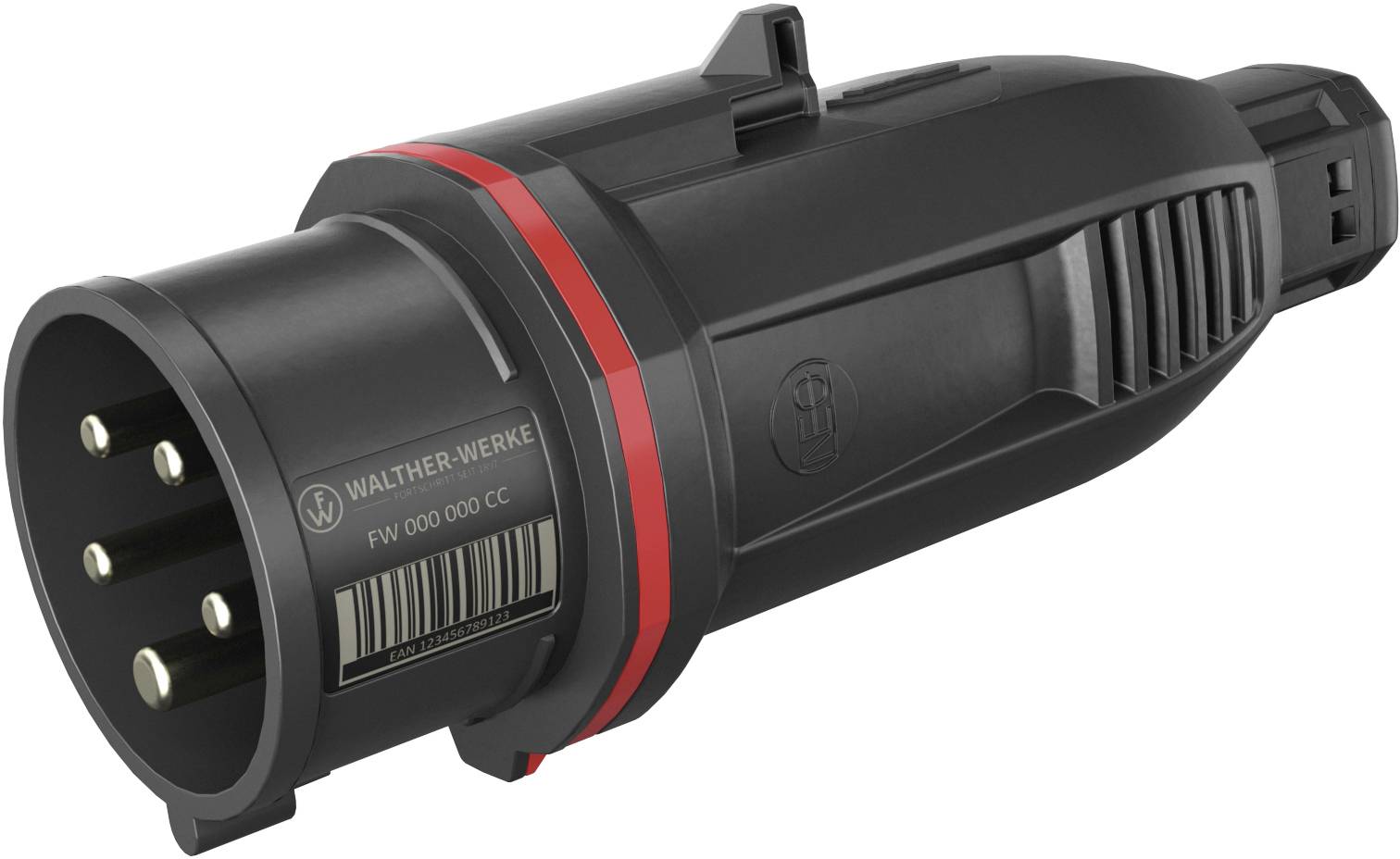 Złacze męskie CEE Walther Werke FW210506SK 16 A 400 V - obrazek 1