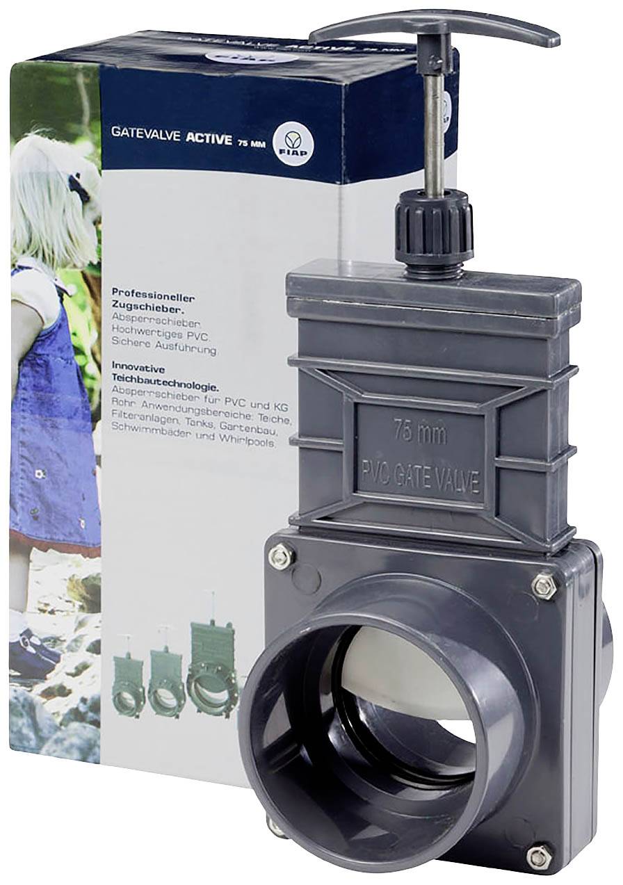 Zasuwa nożowa GateValve Active 75 mm FIAP 2425, (Ø x W) 75 mm x 230 mm - obrazek 1