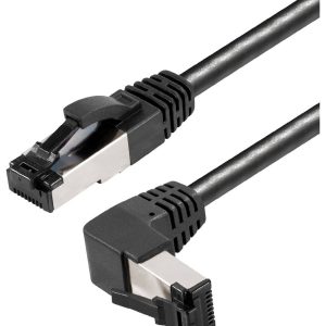 kabel LAN Maxtrack TI49-0,5L, 1 szt., RJ45, CAT 8.1, S/FTP, 0.50 m, czarny kabel LAN Maxtrack TI49-0,5L, 1 szt., RJ45, CAT 8.1, S/FTP, 0.50 m, czarny