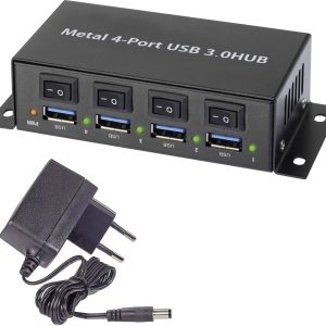 USB-Hub Renkforce RF-3955362, 4 porty USB-Hub Renkforce RF-3955362, 4 porty