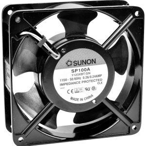 Sunon SP101A-1123HST.GN Wentylator osiowy 115 V/AC 144.38 m³/h (D x S x W) 38 x 120 x 120 mm Sunon SP101A-1123HST.GN Wentylator osiowy 115 V/AC 144.38 m³/h (D x S x W) 38 x 120 x 120 mm