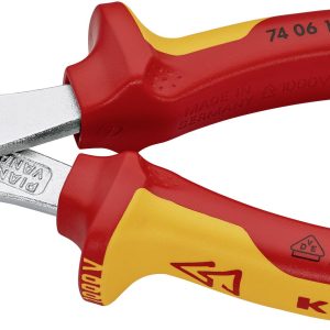 Szczypce boczne wzmocnione Knipex 74 06 160, 160 mm, 64 HRC, VDE