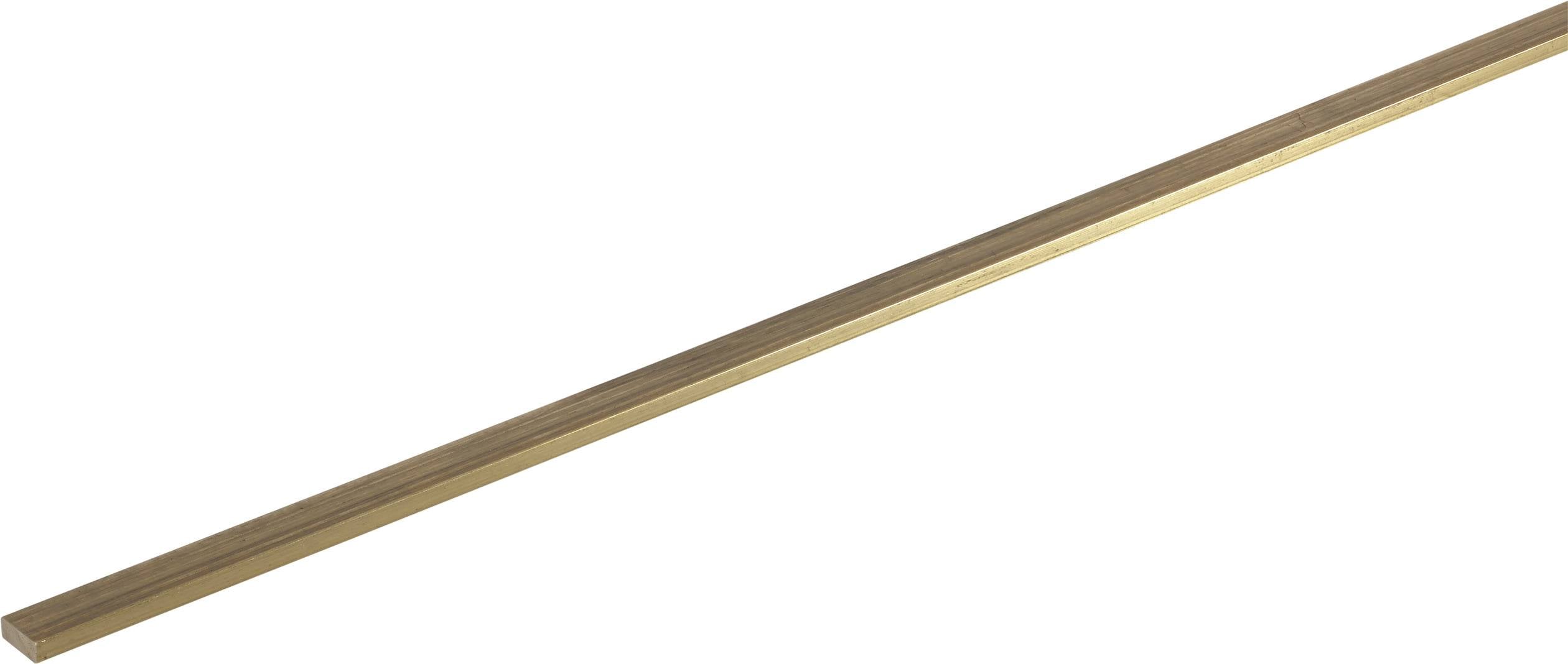 Profil płaski, Modelcraft, 500 x 12 x 5 mm, mosiądz - obrazek 1