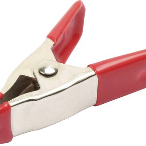 Zacisk sprężynowy metalowy, częściowo pokryty gumą, 50 mm TOOLCRAFT 1586228 Posuw:18 mm Zacisk sprężynowy metalowy, częściowo pokryty gumą, 50 mm TOOLCRAFT 1586228 Posuw:18 mm