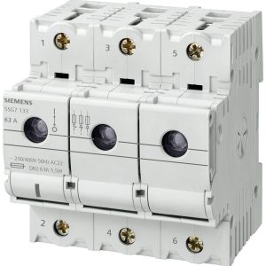 Siemens 5SG7133 Przełącznik rozłączający Rozmiar bezpiecznika = D02 63 A 400 V 1 szt.