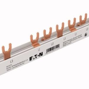 Eaton EP-501070 Szyna widełkowa EVGK, 3 fazy, L1 – L2 – L3 – X + L1 – L2 – L3 Szyna fazowa szary 63 A 1 szt. Eaton EP-501070 Szyna widełkowa EVGK, 3 fazy, L1 – L2 – L3 – X + L1 – L2 – L3 Szyna fazowa szary 63 A 1 szt.