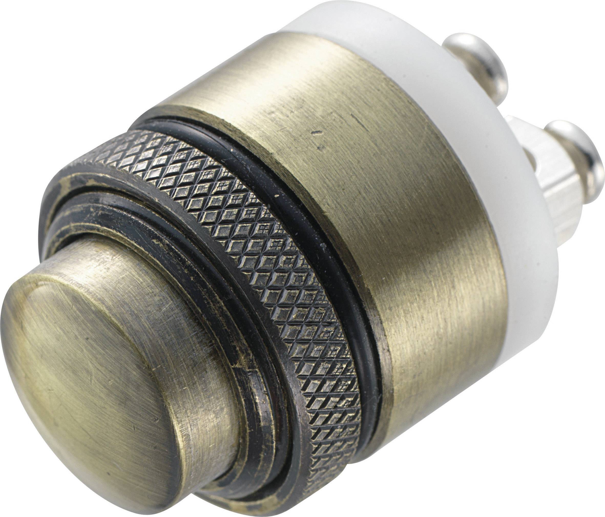 Przycisk wandaloodporny chwilowy TRU COMPONENTS GQ-16B-M, 1 x wył/(wł), IP40, 1 szt. - obrazek 1